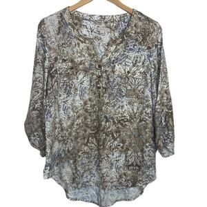 Dress Barn Women’s High/Low Rayon Blouse Size Large